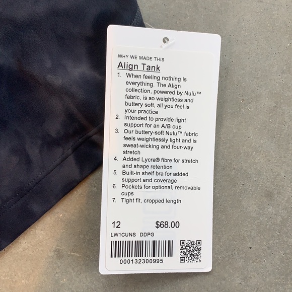 *NWT* Align Tank tie-dye - Picture 8 of 8